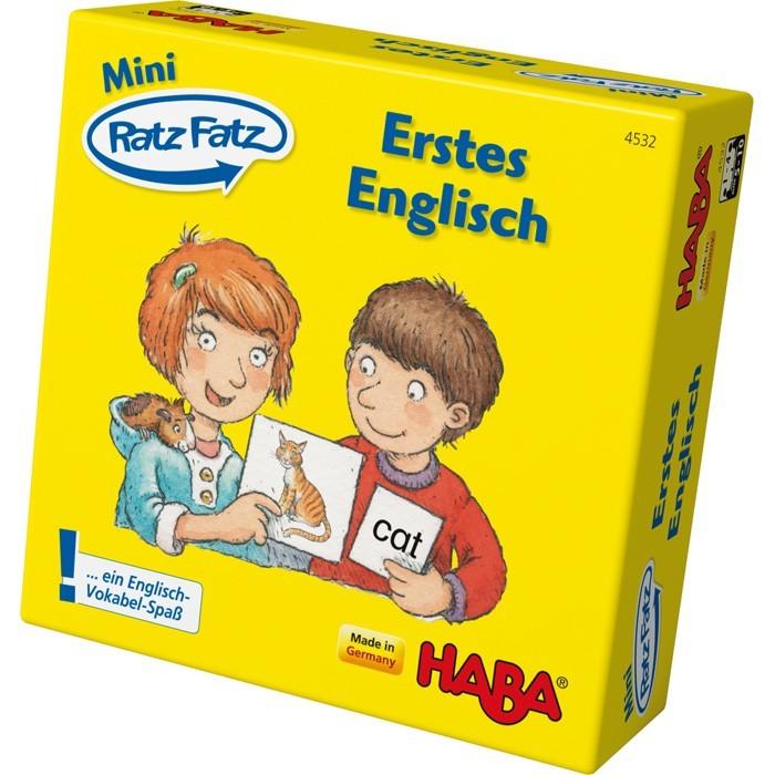 Игра настольная из серии Mini-Ratz Fatz "Изучаем Английский", Haba (4532)