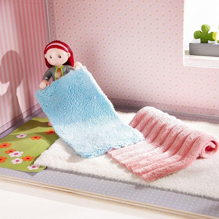Набор постельных принадлежностей для кукол "Коврики", Haba (300499)