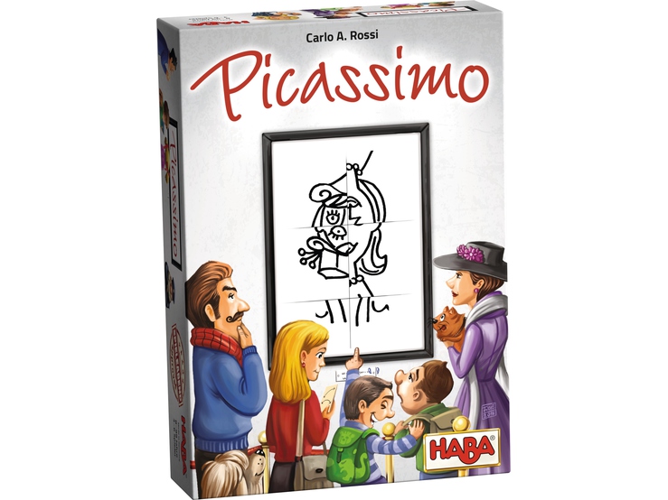 Игра для всей семьи " Пикассимо". Материал: картон, пластик (302399)